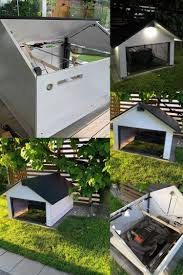 Robot Lawn Mowwer Garage For Automower 305 2020er Model White Door Smoke See Solar Led Inside Rasenroboter Roboter Rasen