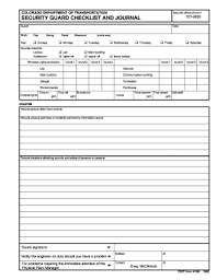 How to make a template, dashboard, chart, diagram or graph to create a beautiful report convenient for visual analysis in excel? Security Guard Checklist Sample Fill Out And Sign Printable Pdf Template Signnow