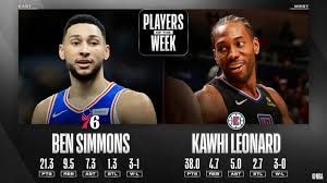 Ben simmons is an australian pro basketball player who currently plays for the philadelphia 76ers. Ben Simmons Kawhi Leonard Named Nba Players Of The Week Nba Com