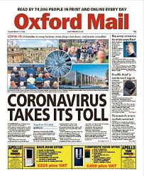 Newspaper vendors exempted from fg's restrictions ― sgf. Free Home Delivery Stay Informed This Lockdown And Stay Safe Oxford Mail