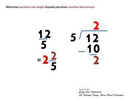 Find more similar flip pdfs like pecahan tahun 4 nyatakan dalam nomborbercampur dan pecahan tak wajar1) 212 1) 5 2. Menukar Pecahan Tak Wajar Kepada Pecahan Nombor Bercampur Youtube