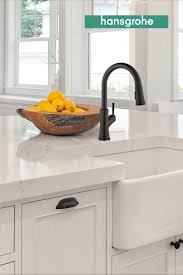 Clip a clothespin or small clamp on the hose to keep it from snaking back down the spout. Joleena Matte Black Kitchen Faucet In 2021 Kitchen Faucet Black Kitchen Faucets Matte Countertops Kitchen