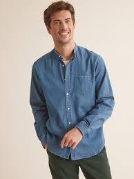 Retour facile et gratuit, paiements sécurisés et livraison en 48h ! Chemise Slim Fit Homme En Jean Homme Vetement Et Deco Cyrillus
