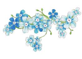 Blueflower Flower Art Floral Background Floral Watercolor