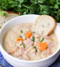 Ham And Bean Soup Recipe Ham And Bean Soup Soup Recipes Slow Cooker Easy Ham And Bean Soup Recipe