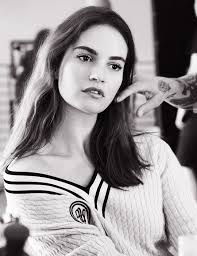 Lily James Source — Lily James behind the scenes of her Shape Magazine...
