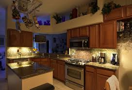 Recessed Kitchen Cabinet Lighting With Energy Saving Led Strip Lights