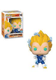 It also comes with interchangeable hands, accessories, and collectible packaging. Funko Pop Dragon Ball Z Super Saiyan 2 Vegeta