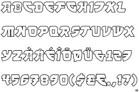 Font Manga Hand Drawn Type How To Draw Hands Font Types