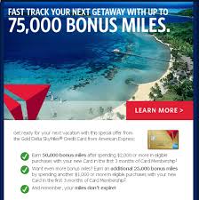 You redeem miles in increments of 5,000 miles for $50. American Express Gold Delta Card Review 75 000 Delta Miles