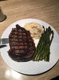 Using the back of your tongs, gently press down on the steaks to ensure. Ribeye Done On A The New Gas Grill Not As Good As Some But One Of The Better Ones I Ve Cooked Recently Steak