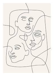 Rooms To Be Inspired By Art For Your Wall Desenio Com Abstract Line Art Minimalist Art Print Poster Art