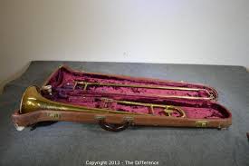 Vintage Trombone W Case Bidding On This Item Starts Tuesday April 23 2013 At 07 00 Am Pt Vintage Auction Items Auction