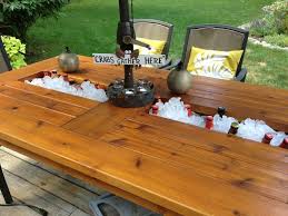 Outdoor Beer Table Custom Outdoor Furniture Outdoor Buffet Patio Table Plans