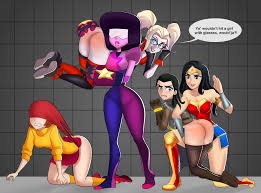 Rule34 - If it exists, there is porn of it  lyotanc, garnet (steven  universe), harley quinn, velma dinkley, wonder woman  5987960