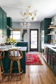 One Room Challenge Green Kitchen Glamazon The Reveal Jessica Brigham Dark Green Kitchen Home Remodeling House Interior