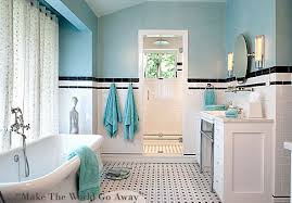 The Design Of Master Baths Size Really Does Matter Black And White Tiles Bathroom White Bathroom Tiles Yellow Bathrooms