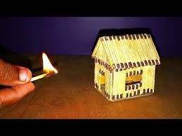 Maison En Allumettes How To Make Matchstick House Fire At Home Superb Matchstick Home Youtube House Fire Fire Matchstick