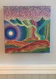 Dibujo de puntillismo de arbol bonito y facil. 140 Ideas De Puntillismo Arboles En 2021 Puntillismo Pintura De Puntos Pinturas