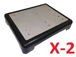 Install new anchor screws . 2 X Outdoor Anti Slip Half Door Step 2 Steps Mobility Dissability Aid 5060138814479 Ebay