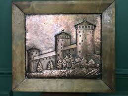 We share our favorite home and wall painting ideas from creative ways to paint a wall to using paint to decorate your foyer and stairs. Vintage Copper Decorative Wall Panel For Sale At Pamono
