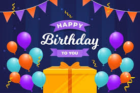 Hartelijk Gefeliciteerd Met Je Verjaardag Gratis Vector