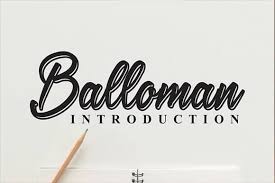 This is available for both windows and mac. Balloman Script Font Befonts Com