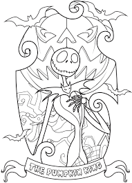Color Jack Skellington King Of Halloween Town He S A Character And The Main Protagonist O In 2020 Halloween Coloring Book Halloween Coloring Halloween Coloring Pages