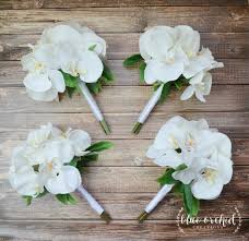 Green hydrangeas white roses and purple filler. Bridesmaid Bouquet White Orchid Bridesmaid Bouquet Orchid Bouquet Silk Orchid Destination Wedding Flowers Bridesmaid Bouquet White Flower Bouquet Wedding