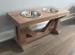Dog Bowl Feeder Stand Elevated Raised Stand Farmhouse Etsy In 2020 Dog Bowls Dog Bowl Holder Dog Food Bowls