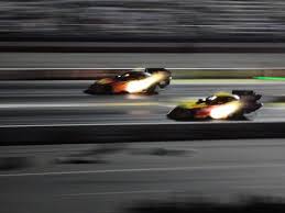 Nitro Funny Car At Night Picture Of Auto Club Raceway At