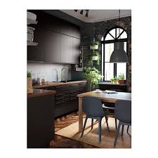 Odger Chair Blue Ikea In 2021 Scandi Kitchen Kungsbacka Kitchen Interior
