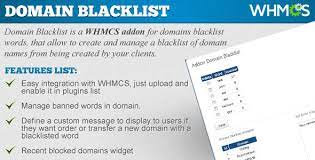 Domains Blacklist Whmcs Addon Plugins Project Management Tools Artist Tutorials