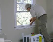 Image of clean and prepared room for AC installation