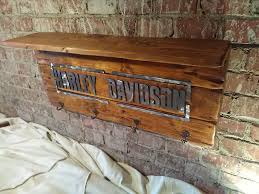 The most common harley davidson garage material is metal. Wooden Coat Rack With Harley Davidson Metal Lettering Catawiki