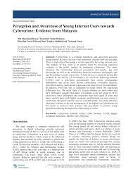 Those interested in the event can register either as a visitor or participant. Pdf Perception And Awareness Of Young Internet Users Towards Cybercrime Evidence From Malaysia