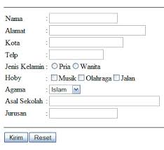 Hasil gambar untuk contoh formulir