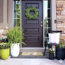 Family Tree Nursery On Instagram A Trip To Our Liberty Store For Plants Along With A Creati Small Porch Decorating Outdoor Entryway Front Porch Decorating