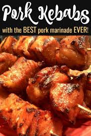 Marinated Pork Kebabs Pork Kebabs Boneless Pork Ribs Pork Rib Marinade