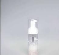Empty 100ml 120ml 150ml 200ml White Clear Pet Mousse Foam Pump Plastic  Bottle With Heart Brush