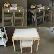 customisation de la table pour enfant ikea table enfant chambre enfant idees pour la maison