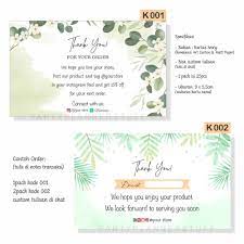 Tulisan apa saja = 3. Jual Kartu Ucapan Online Shop Kartu Olshop Kartu Terima Kasih Custom Kab Sleman Party Planner Stuff Tokopedia