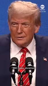 "Is your husband a soldier?", "He is.", President Trump responded to a  Ukrainian reporter — whose husband is currently a soldier in Ukraine —