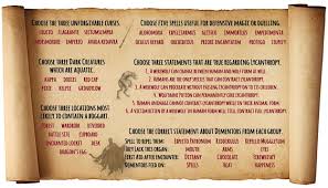 Hogwarts Defense Against The Dark Arts Exam Quiz