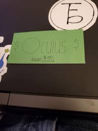 Dji dji air 2s fly more combo available as low as $. Wife Was Mad They Don T Have Oculus Gift Cards So She Made Her Own For Me Oculusquest