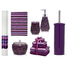They bring design could match the existing decor. Purple Bathroom Accessory Sets Home Design The Luxurious Purple Bathroom Sets