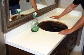 By mixing part a and part b in a 1:1 ratio and adding color pigments you can achieve the same faux look like a real stone for the fraction of the price.with just a few steps and some patience you can achieve a stunning and durable look. Paint A Countertop To Look Like Granite Extreme How To