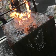 Once you have your pit installed and it is time to start using your if yours has these features, remove ashes or other debris that might be clogging them. Fire Pit And Water Feature Combo By Rclcanada Water Features Fire Pit Outdoor Decor