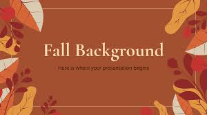 Free for commercial use no attribution required high quality images. Fall Background Google Slides Theme Powerpoint Template