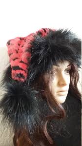 Black And Red Santa Hat Pin On Santa Hats